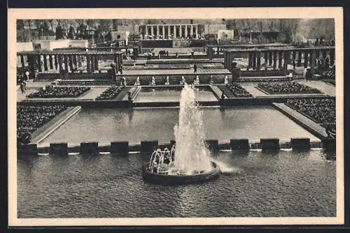 AK Essen, Gruga, Wasserterrassen