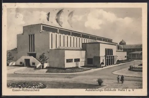 AK Essen-Rüttenscheid, Ausstellungs-Gelände Halle I u. V