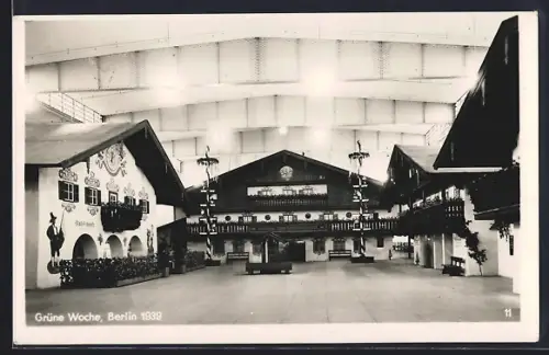 AK Berlin-Charlottenburg, Grüne Woche 1939, Gasthaus zum Rundfunkbuber und Ratschänke