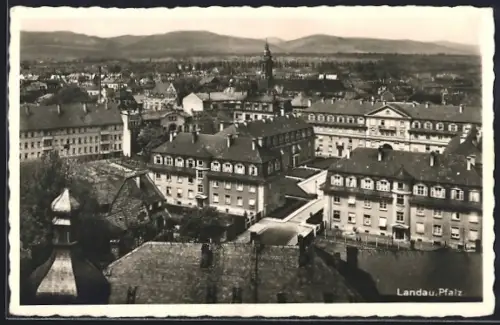 AK Landau /Pfalz, Ortsansicht aus der Vogelschau