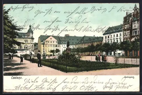 AK Koblenz, Kinder am Goebenplatz