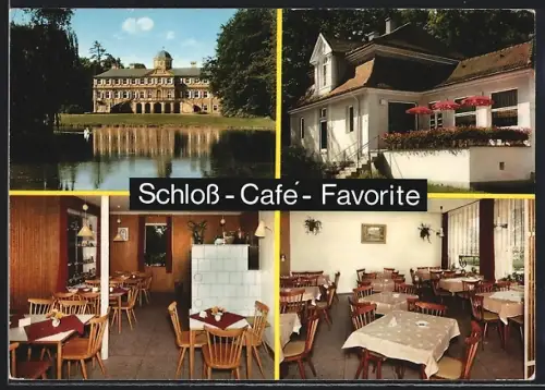 AK Rastatt, Schloss-Café-Favorite, Inh. H. Schneider