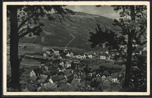 AK Rech / Ahr, Ortsansicht, Weinberge