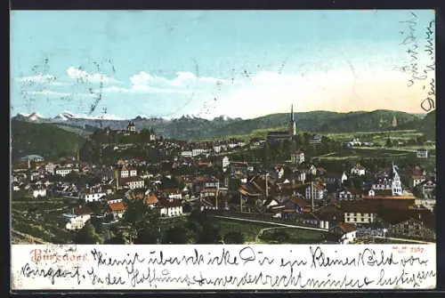 AK Burgdorf, Teilansicht mit Kirche