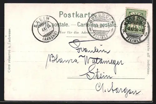 AK Burgdorf, Teilansicht mit Kirche