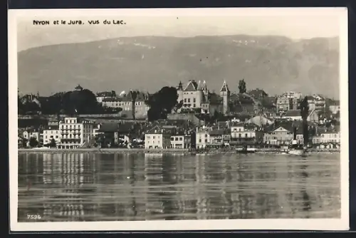 AK Nyon, Panorama et le Jura, vus du Lac