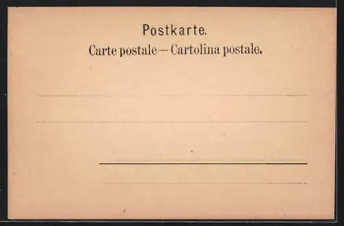 AK Interlaken, Teilansicht mit Jungfrau