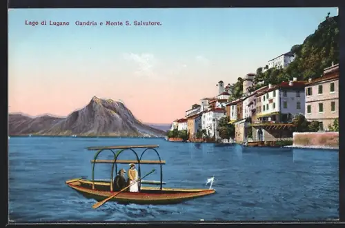 AK Gandria /Lago di Lugano, Panorama e Monte S. Salvatore