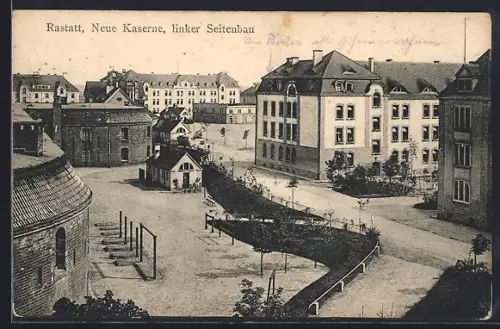 AK Rastatt, Neue Kaserne, Linker Seitenbau