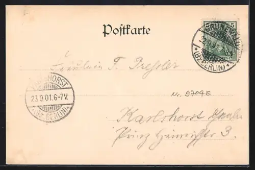 AK Berlin-Grunewald, Gasthof St. Hubertus Carl & Wilh. Leske