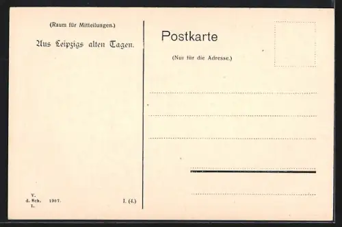 AK Leipzig, Angermühle am Eingang der jetzigen Jakobstrasse