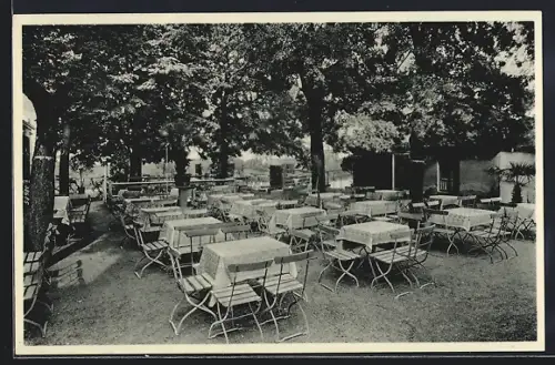 AK Meissen / Elbe, Gasthaus Jägerhof Hans Eichhorn