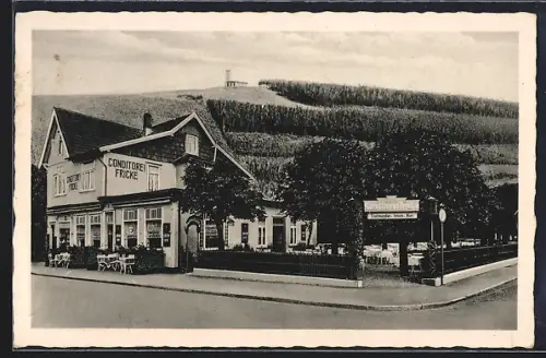 AK Goslar, Konditorei-Kaffee Fricke, Bes.: Hans Müller
