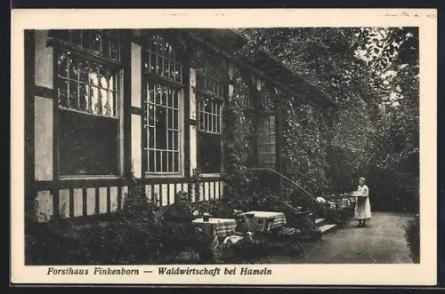 AK Hameln, Waldwirtschaft Forsthaus Finkenborn