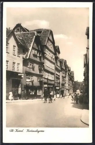AK Kassel, Blick in die Kastenalsgasse