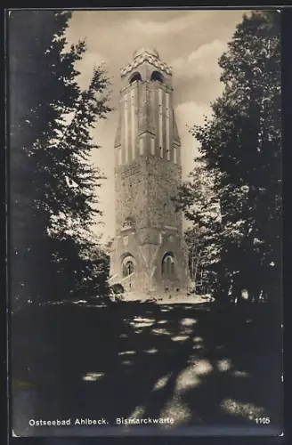 AK Ahlbeck, Ostseebad, Bismarckwarte