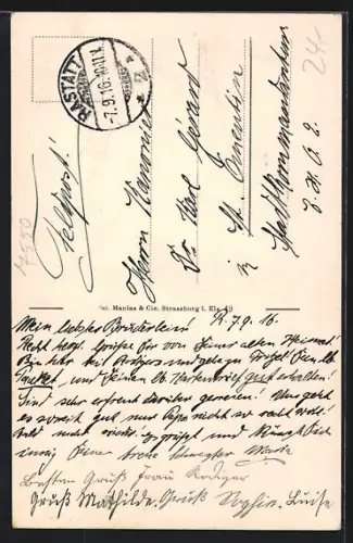 AK Rastatt, Am Wasserturm