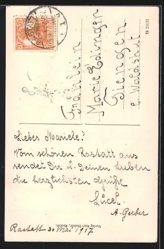 AK Rastatt, Bernhardusbrunnen