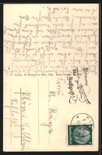 AK Kiel, Nachtstimmung am Leuchtturm