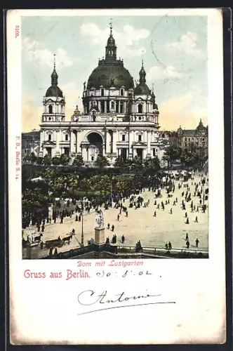 AK Berlin, Dom mit Lustgarten