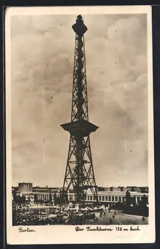 AK Berlin-Charlottenburg, Ausstellung, Funkturm
