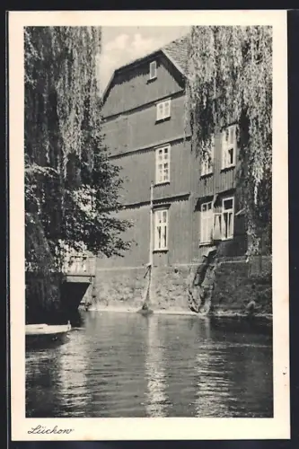 AK Lüchow / Dannenberg, Ortspartie am Fluss