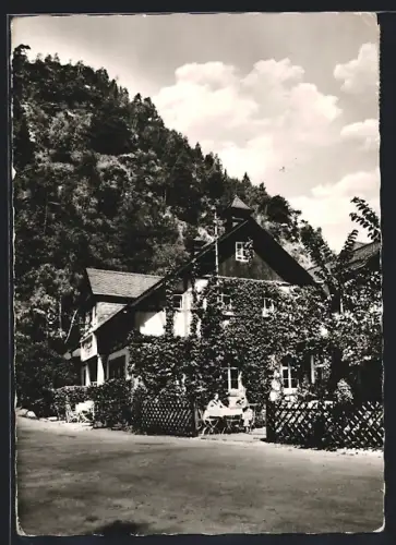 AK Ludwigsstadt, Brauerei - Gaststätte Falkenstein, Inh. Karl Schreider