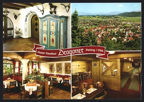 AK Peiting /Obb., Hotel Gasthof Dragoner