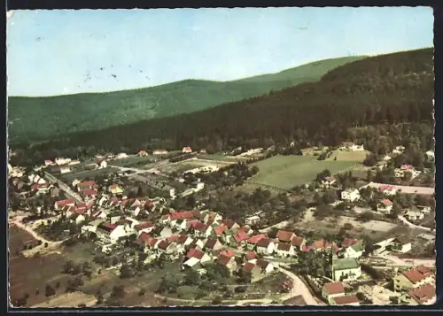 AK Glashütten im Taunus, Ortsansicht aus der Vogelschau