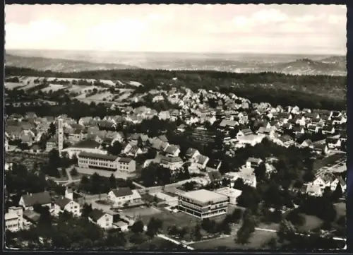 AK Ruit a. d. Fildern, Ortsansicht mit Talblick