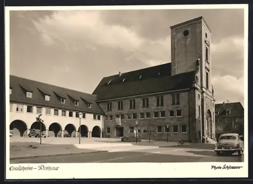 AK Crailsheim, Blick auf das Rathaus