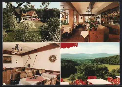 AK Göppingen-Hohenstaufen, Restaurant und Waldcafe Wannenhof, Inh. Fam. Schwegler