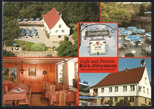 AK Bad Schussenried, Cafe und Pension Bergstüble, Inh. Fam. Kempe