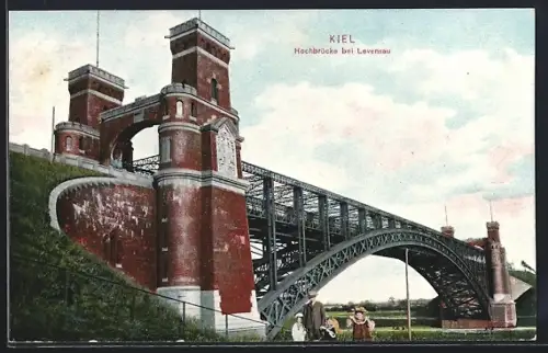 AK Kiel, Hochbrücke bei Levensau