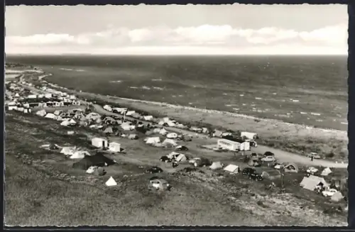 AK Sütel /Ostsee, Campingplatz direkt am Meer