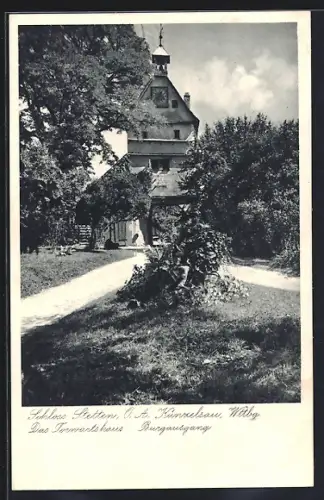 AK Künzelsau, Schloss Stetten, Burgausgang