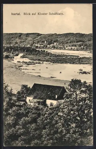 AK Schäftlarn / Isartal, Blick auf Kloster Schäftlarn