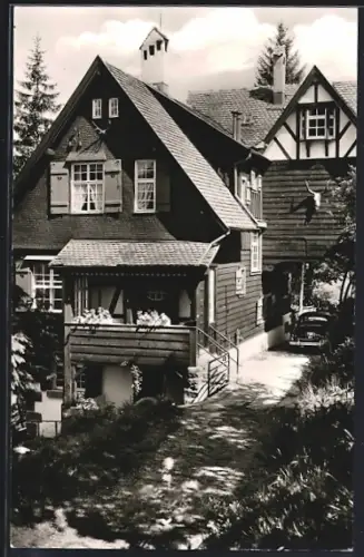 AK Heringsdorf / Ostseebad, Das Gasthaus Leinshof