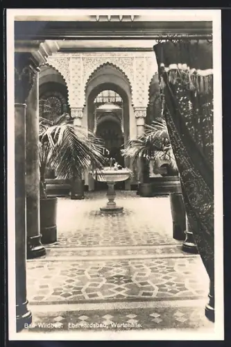 AK Bad Wildbad, Wartehalle vom Eberhardsbad