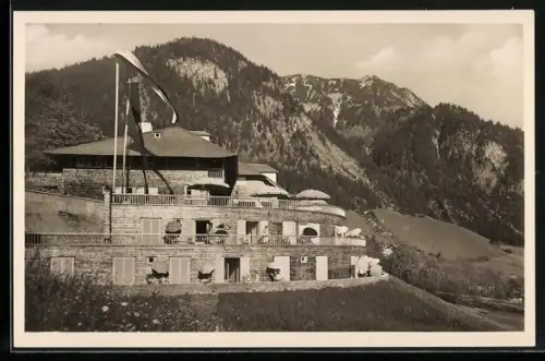AK Bad Oberdorf /Allgäuer Alpen, Hotel und Pension Alpenhof