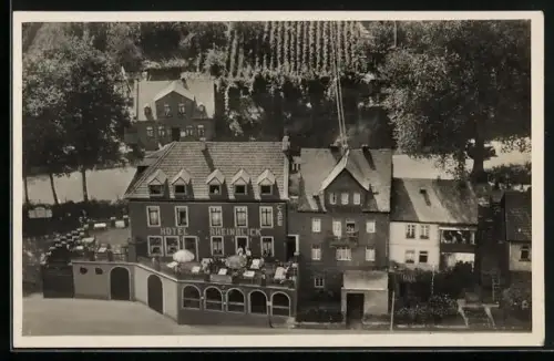 AK Trechtingshausen, Hotel-Restaurant Rheinblick, Bes. Fr. Gaenz