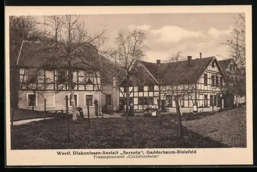AK Gadderbaum, Westf. Diakonissen-Anstalt Serepta, Frauenpensionat Christinenheim