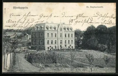 AK Osterkappeln, St. Raphaelsstift mit Umgebung