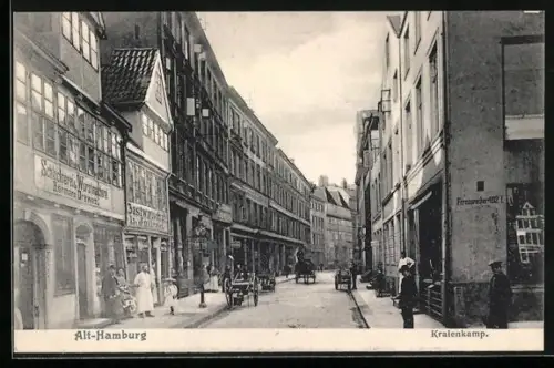 AK Hamburg-Neustadt, Schlachterei Hermann Drewes, Kraienkamp