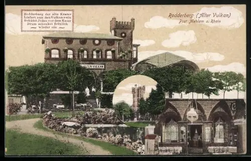 AK Mehlem, Gasthaus Rodderberg (Alter Vulkan)