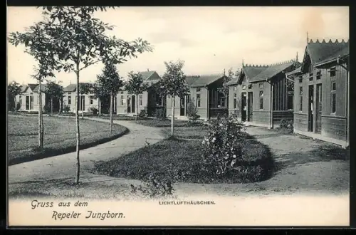 AK Repelen, Repeler Jungborn, Lichtlufthäuschen