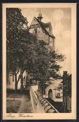 AK Isny, Partie am Wasserturm