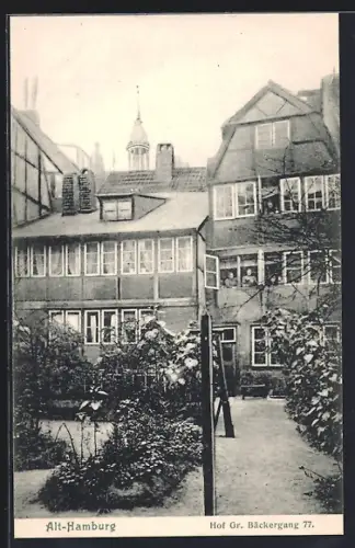 AK Alt-Hamburg, Hof Grosser Bäckergang 77
