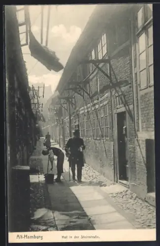 AK Alt-Hamburg, Hof in der Steinstrasse