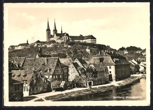 AK Bamberg, Michaelsberg mit Schloss